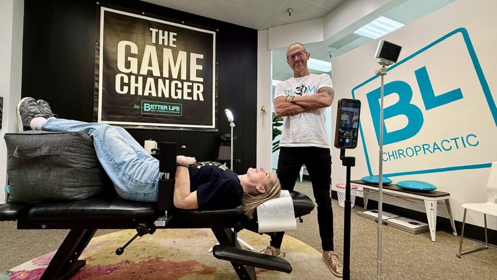Photo of Dr. Chad and a patient during the Game Changer Reset